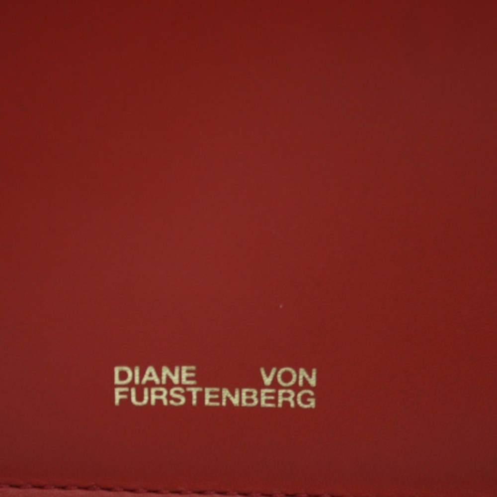 DIANE VON FURSTENBERG SILK & LEATHER BAG NWT - Picture 8 of 9